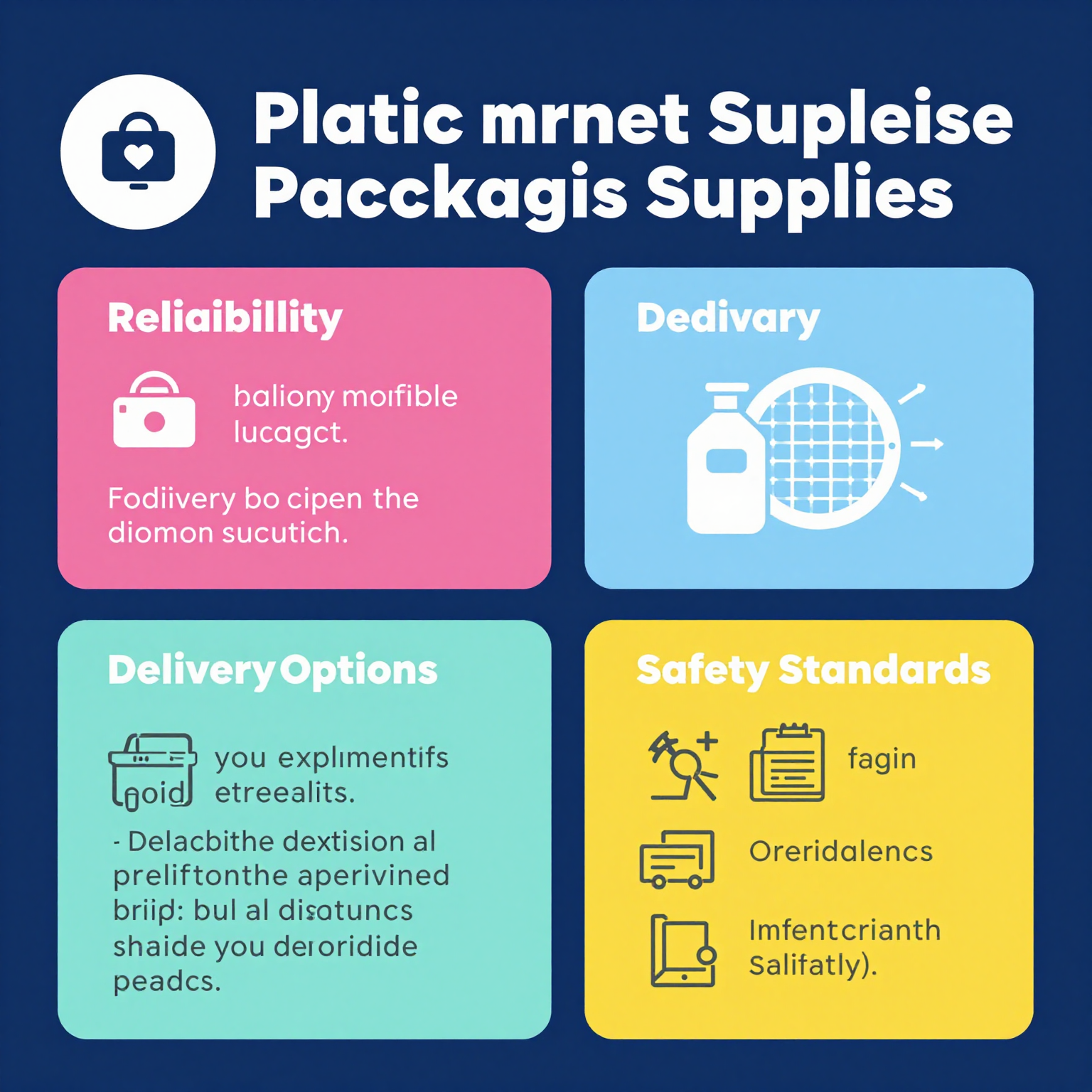 Infographic on Plastic Packaging Features