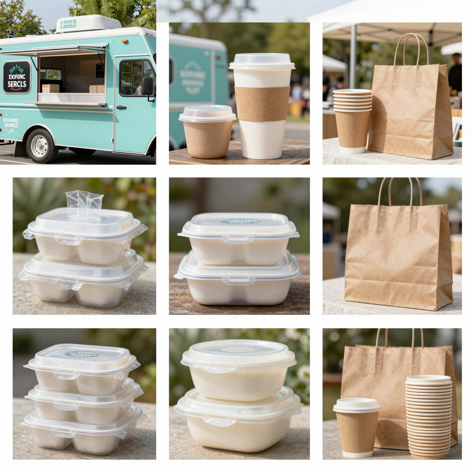 Food Trucks with Eco-Friendly Packaging