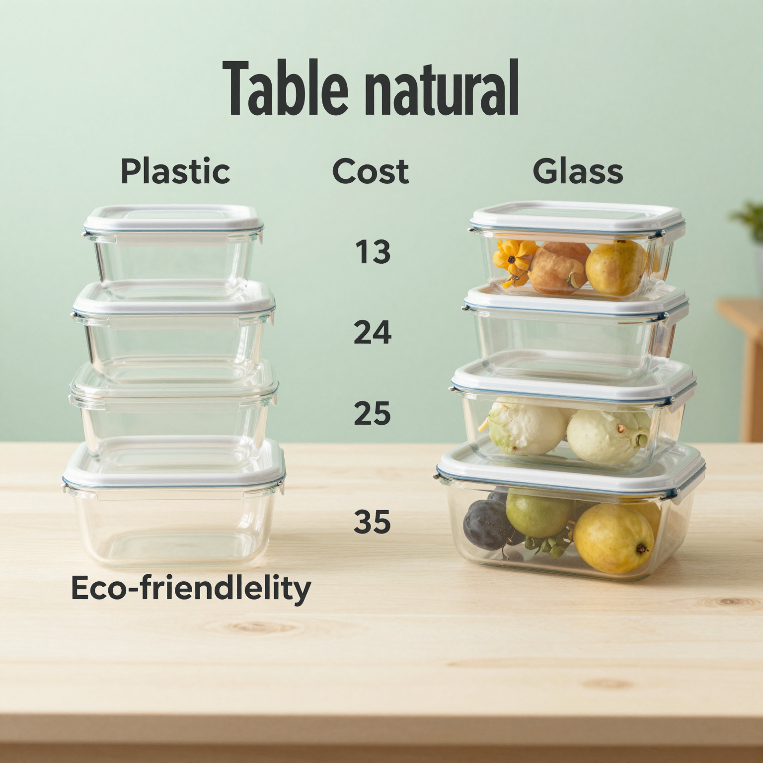 Comparison of Food Storage Container Materials