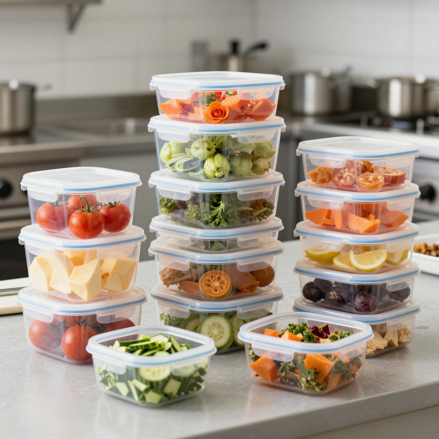 Rubbermaid Food Storage Containers in a Restaurant Setting