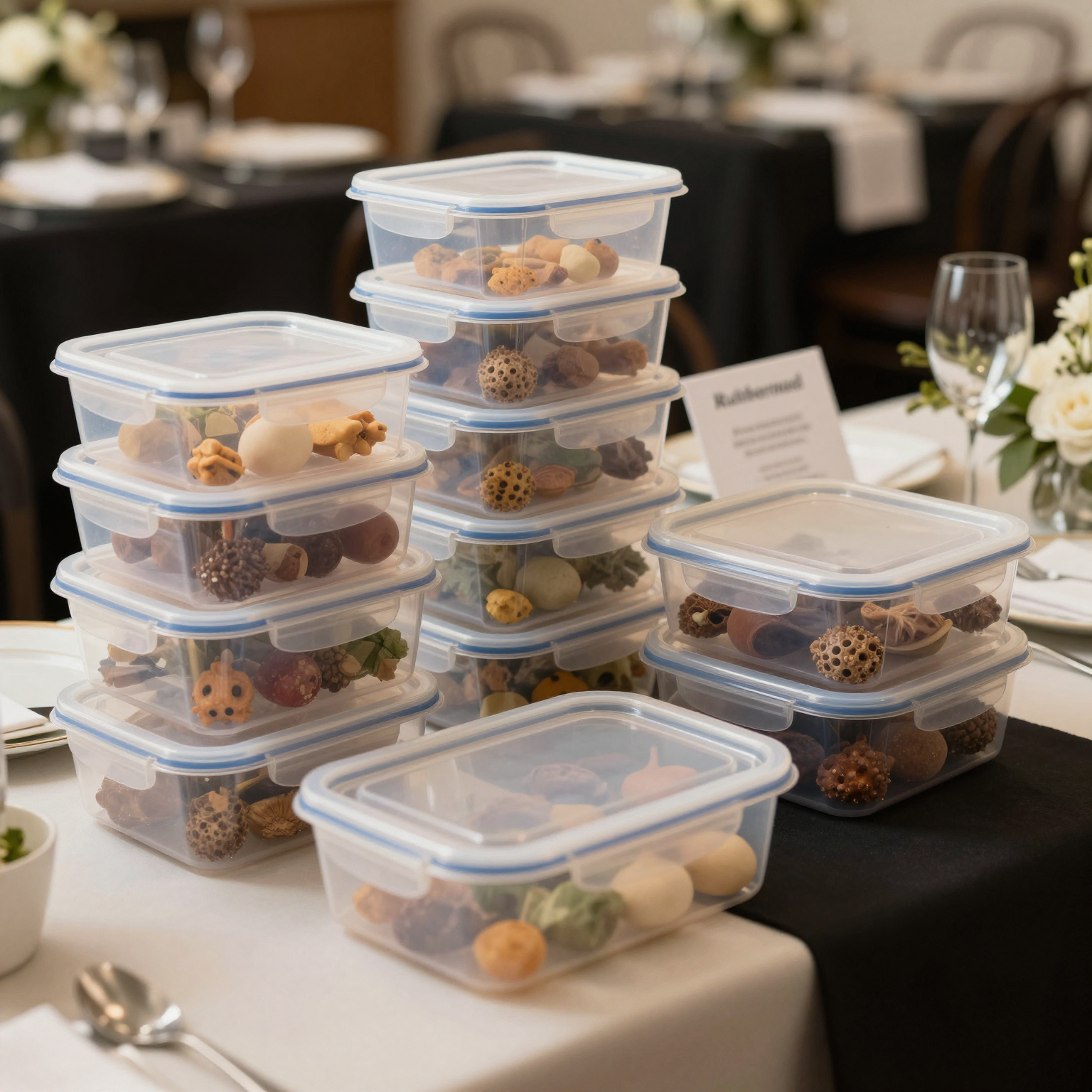 Rubbermaid Food Storage Containers for Event Planning