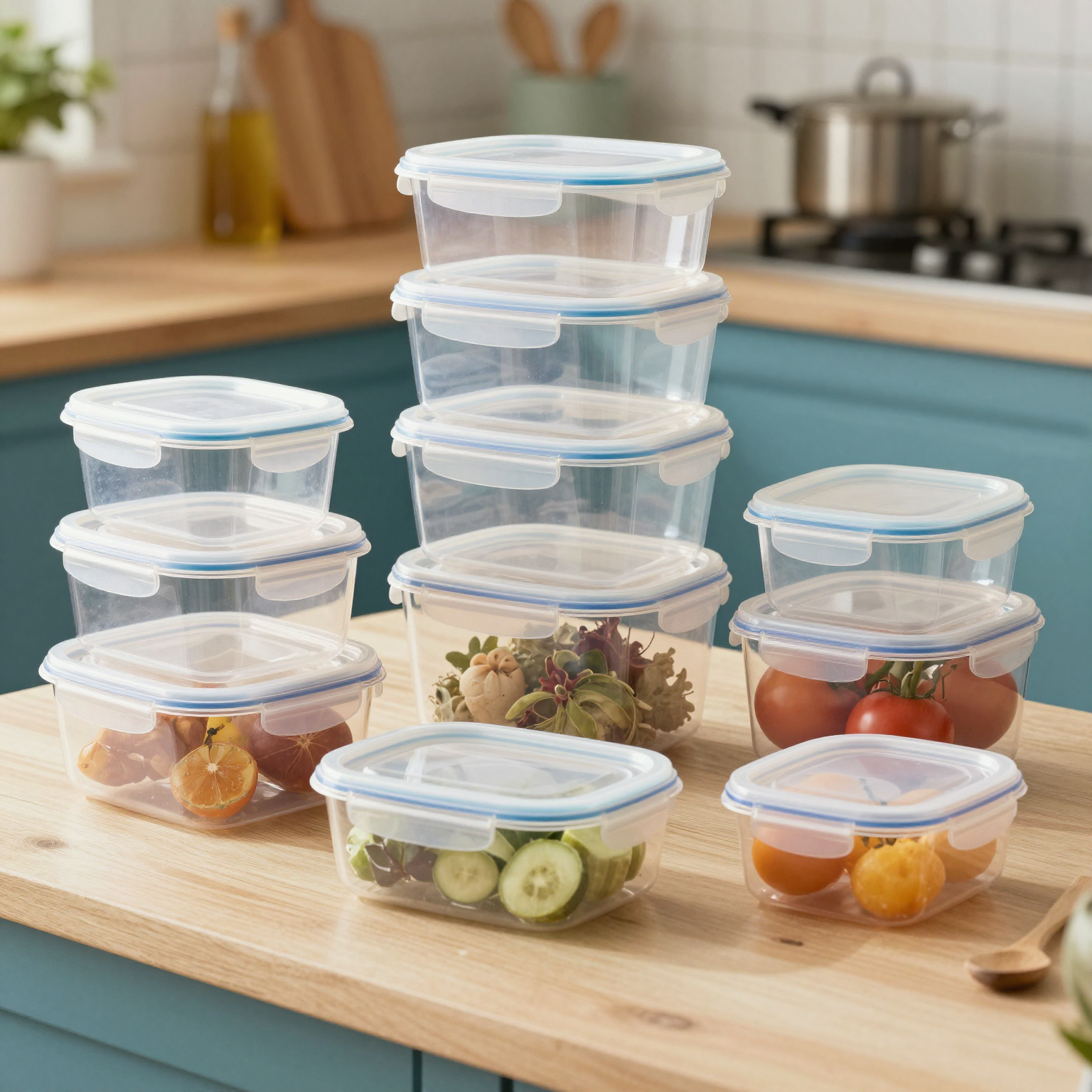 Rubbermaid Plastic Food Storage Containers