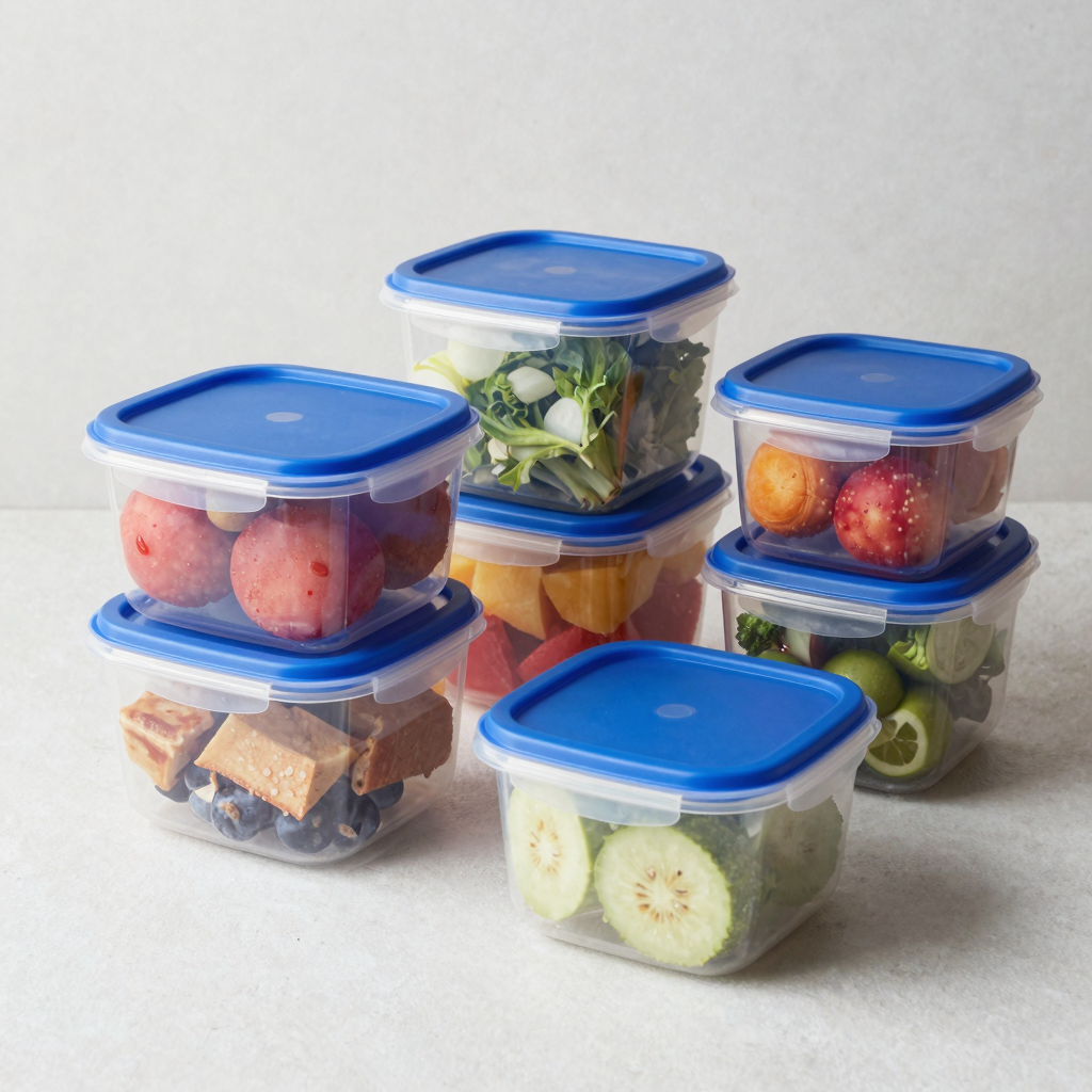 Square Plastic Containers