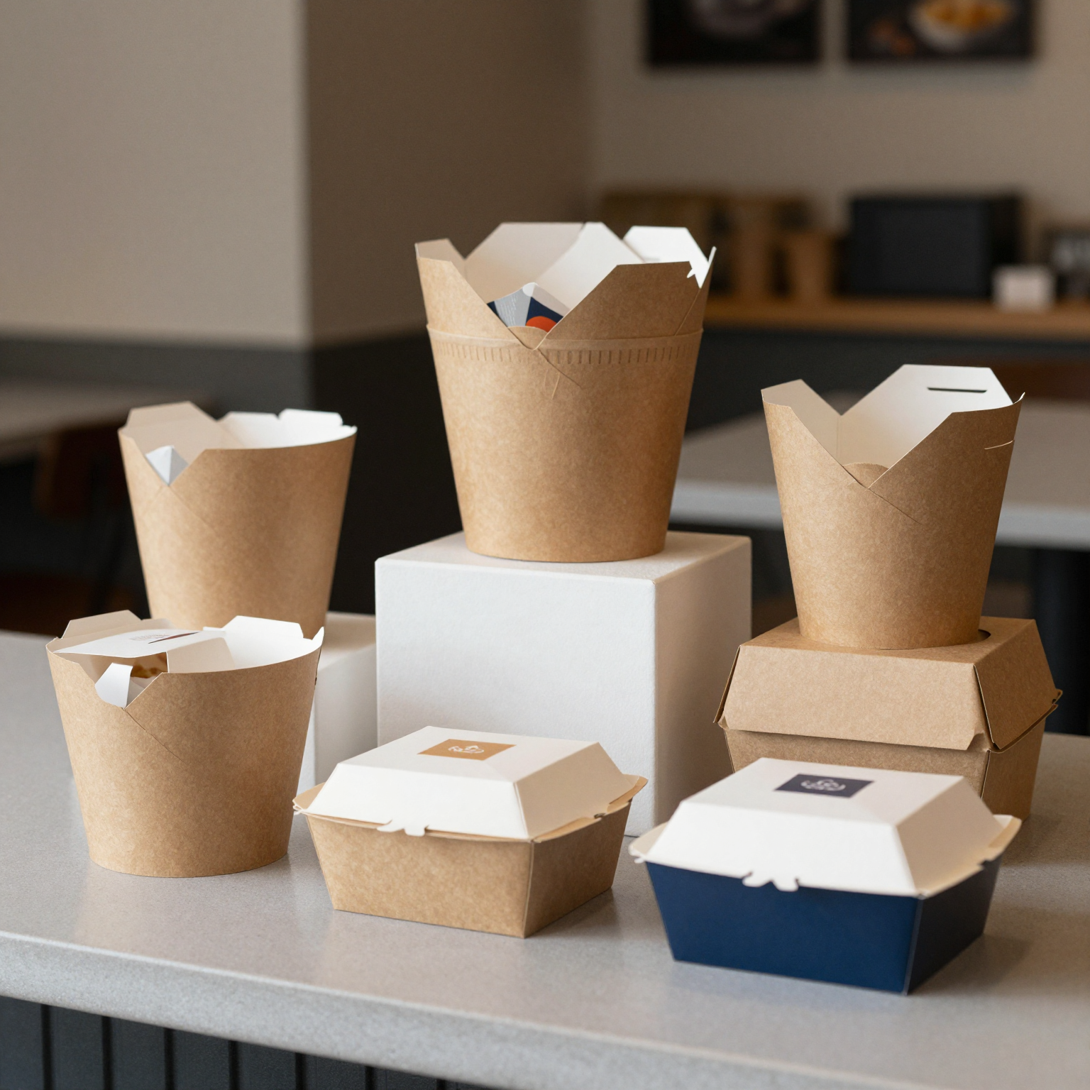 Takeaway Paper Food Boxes