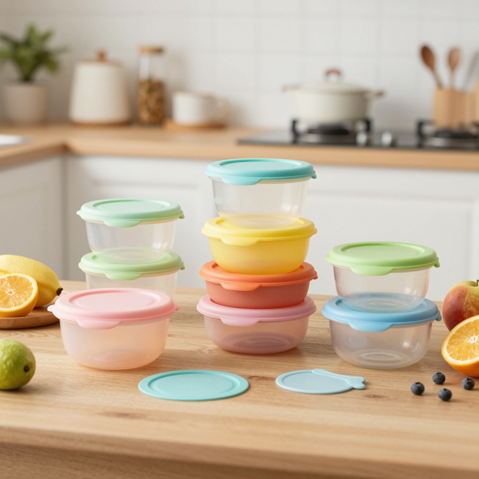 Plastic Baby Food Containers