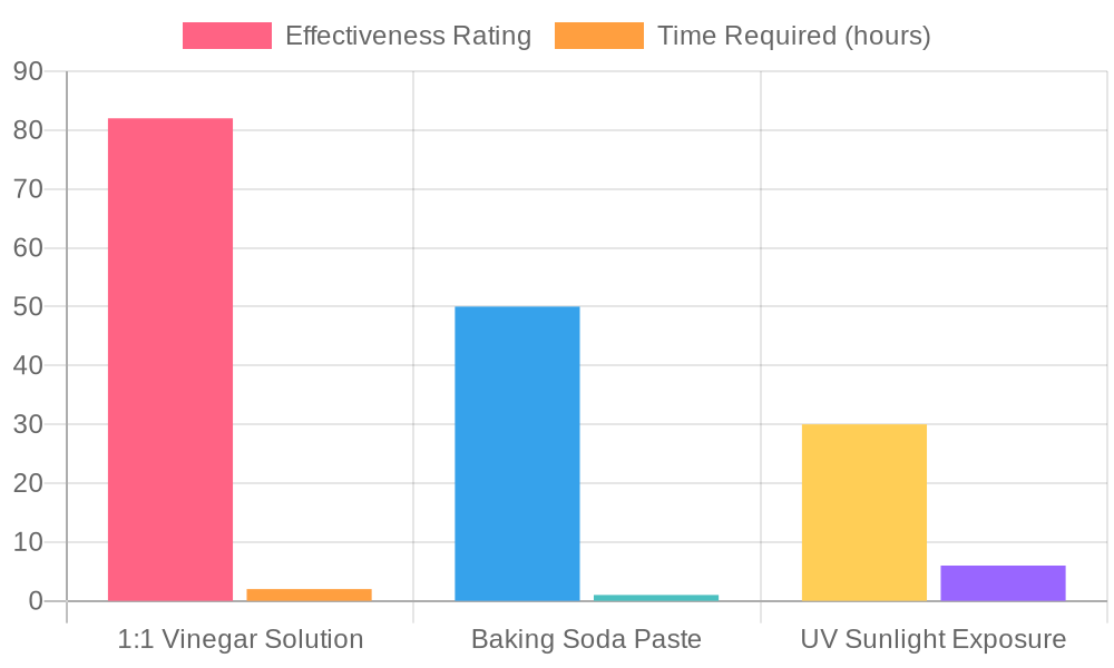 Effectiveness of Various Mold Cleaning Methods