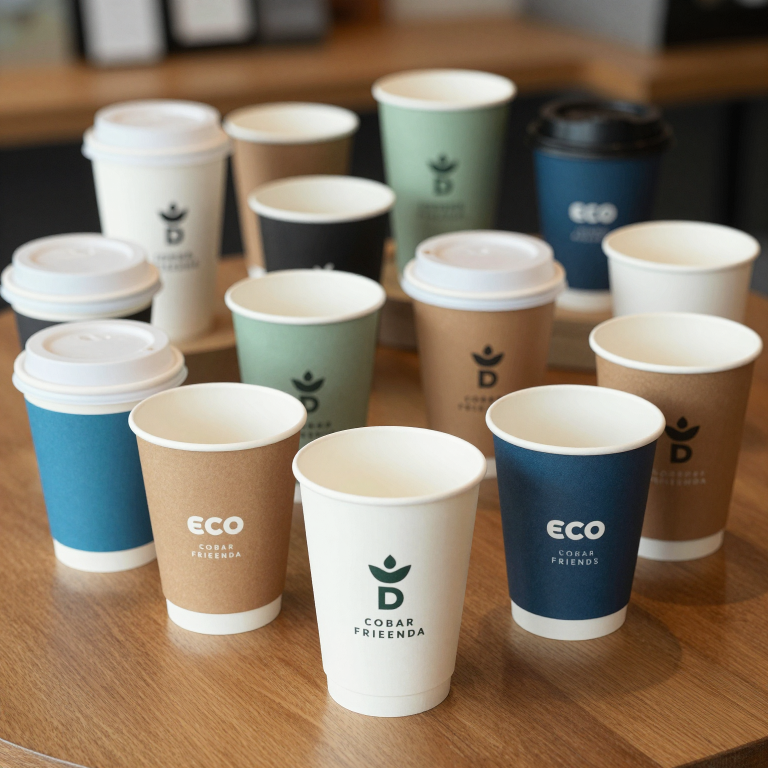 10 oz Insulated Disposable Paper Coffee Cups