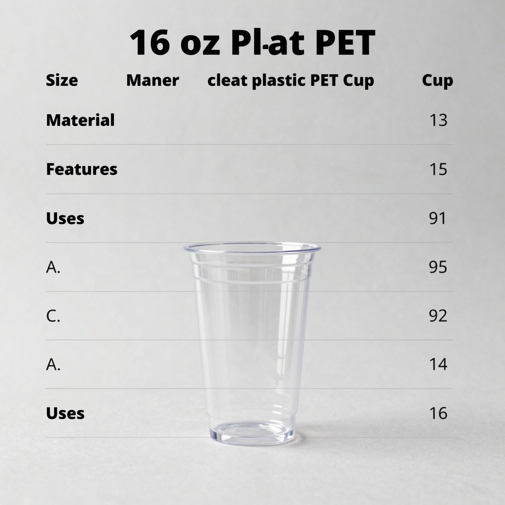 Cup Comparison Table