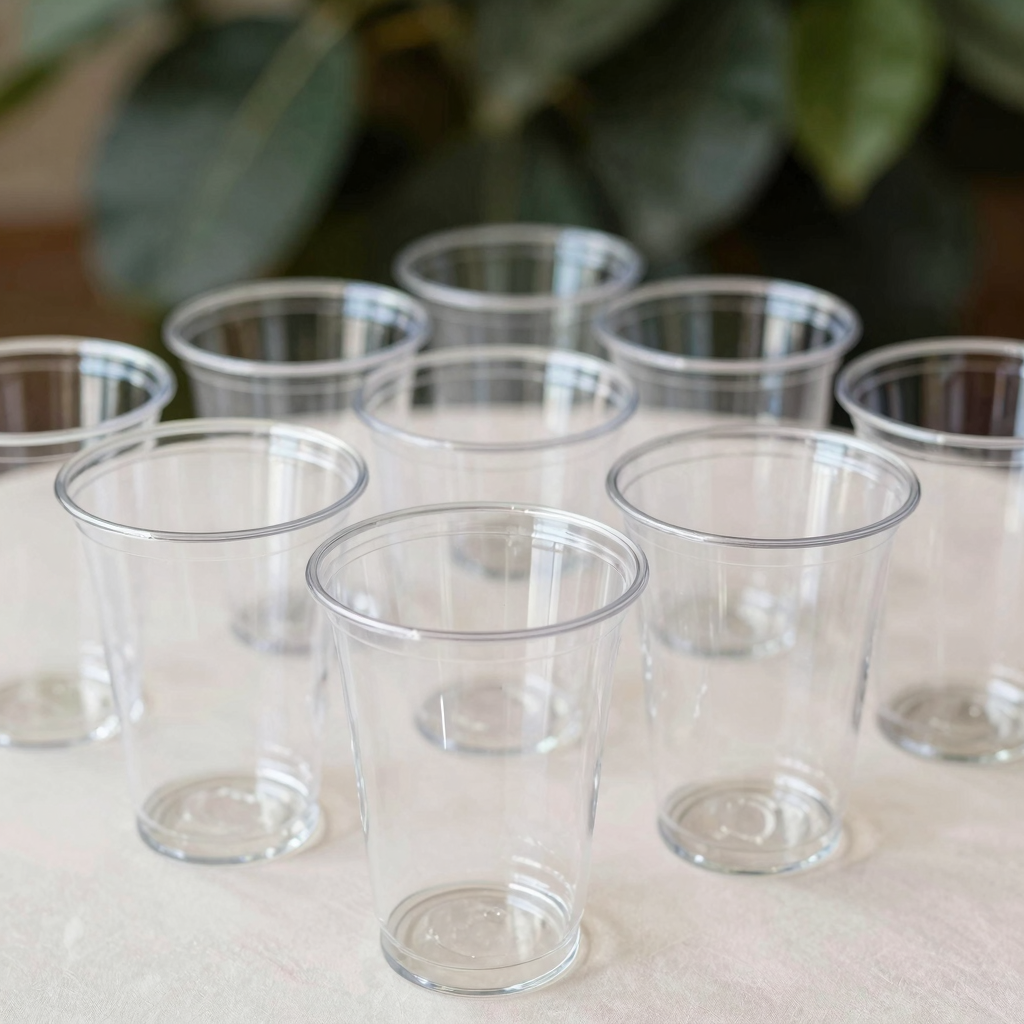9 oz clear plastic cocktail cups