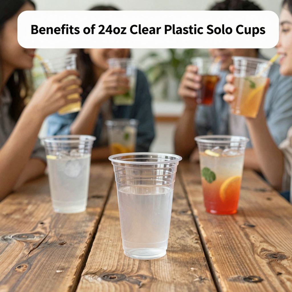Benefits of 24oz Clear Plastic Solo Cups