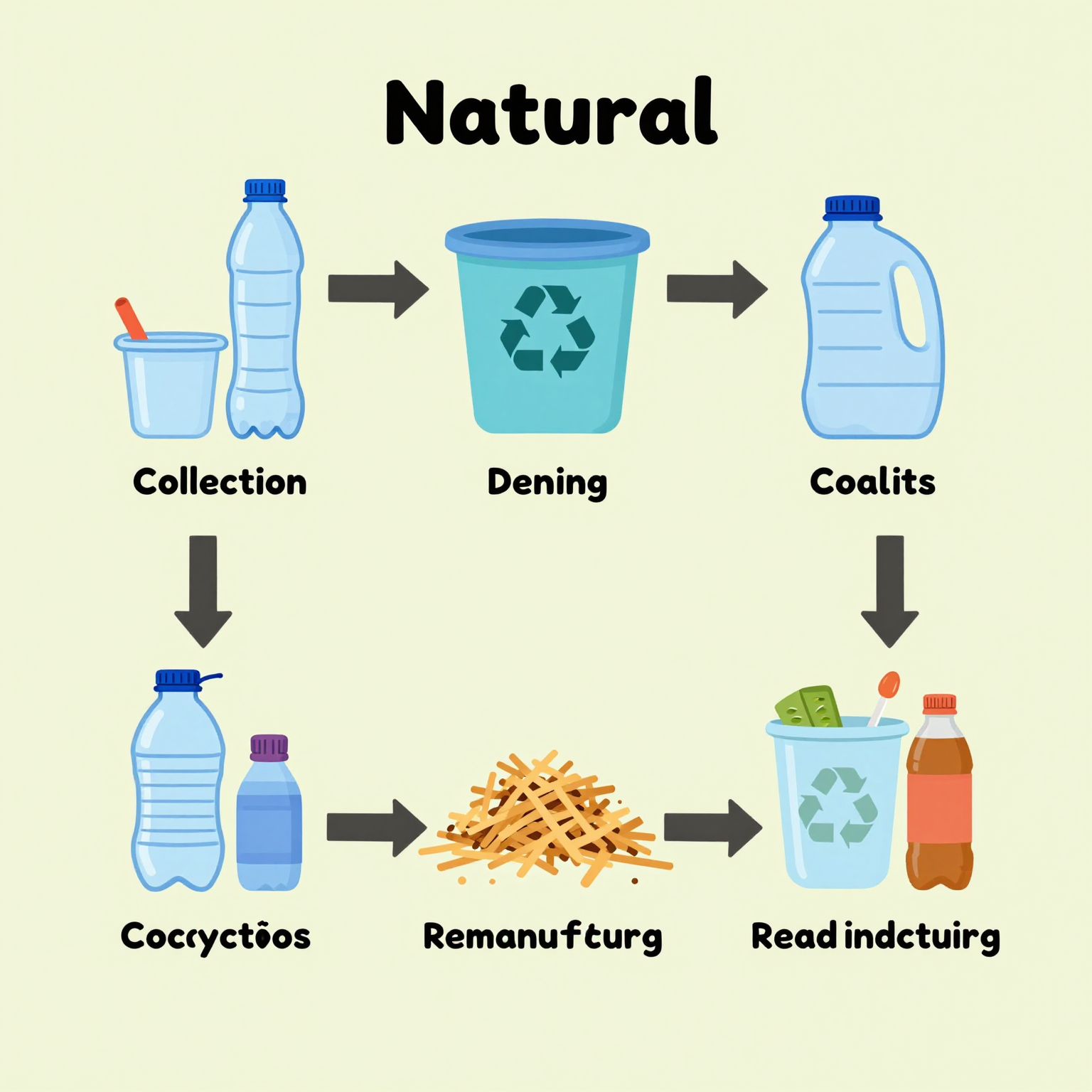 Recycling Process Illustration