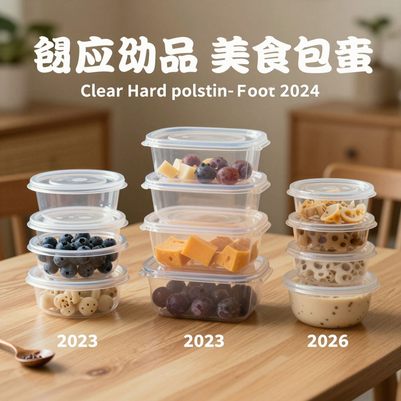 Clear Hard Plastic Food Storage Containers