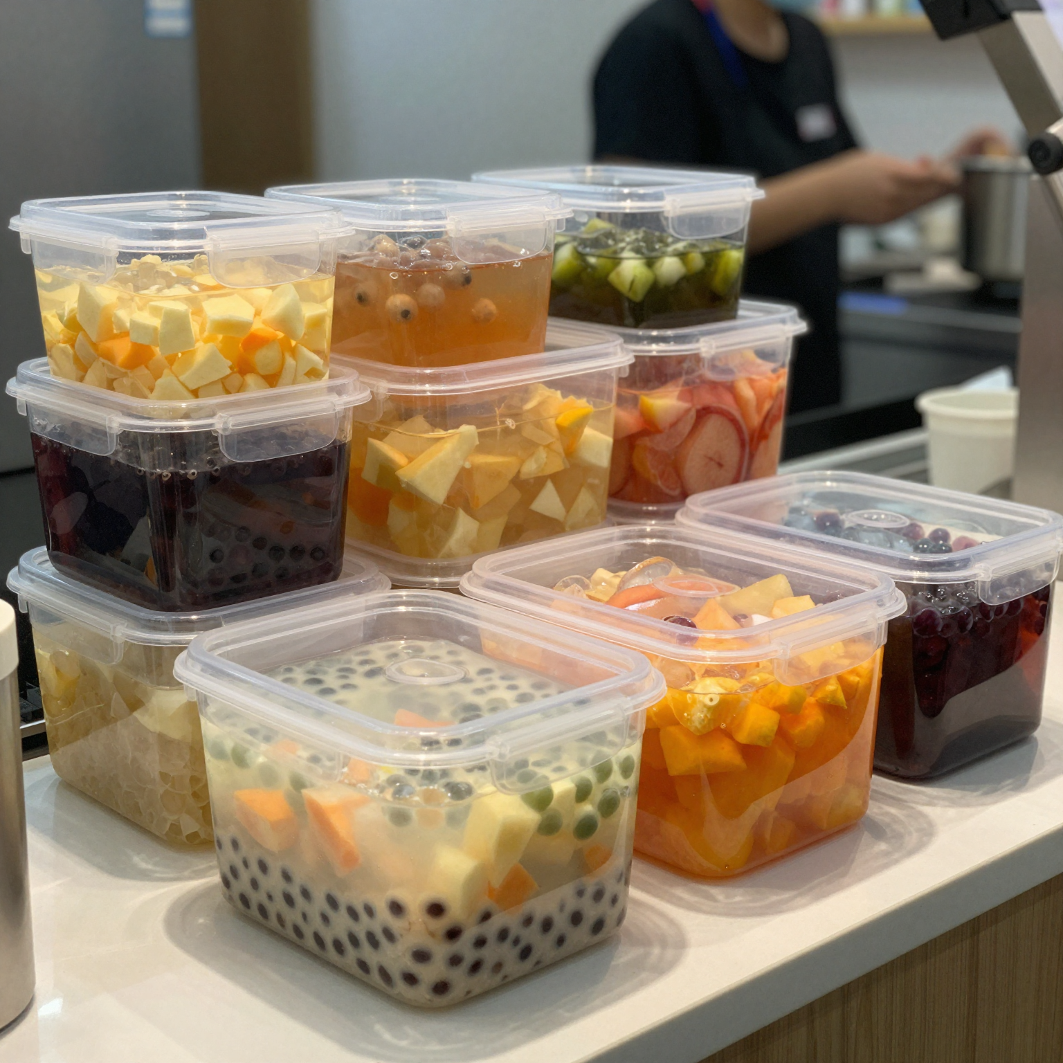 Clear Hard Plastic Food Storage Containers