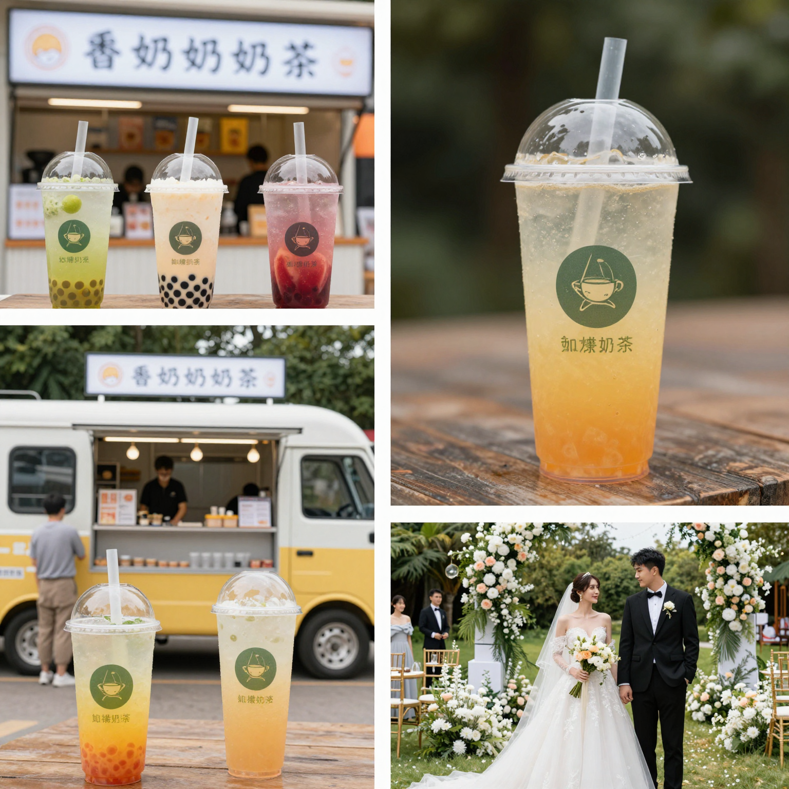 Clear Plastic Cups with Strawless Lids