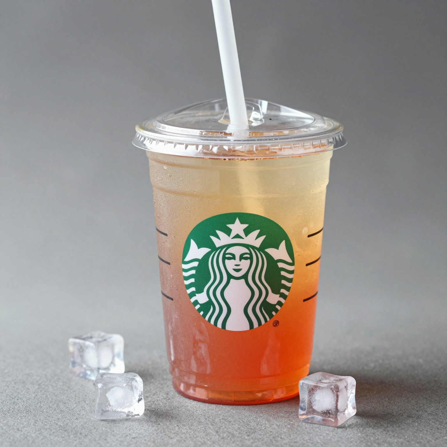 Clear Reusable Starbucks-Style Cup