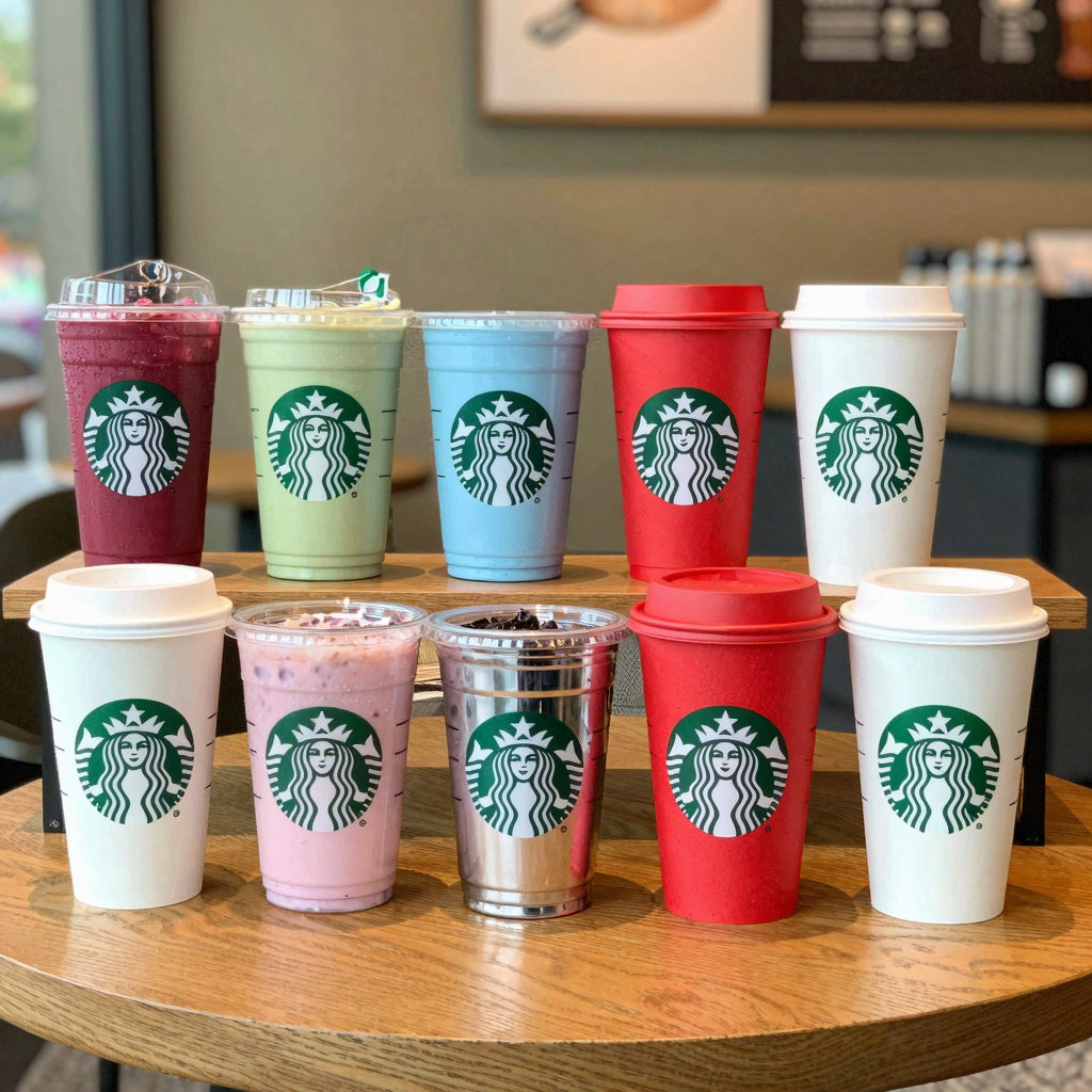 Starbucks Clear Plastic Reusable Cups