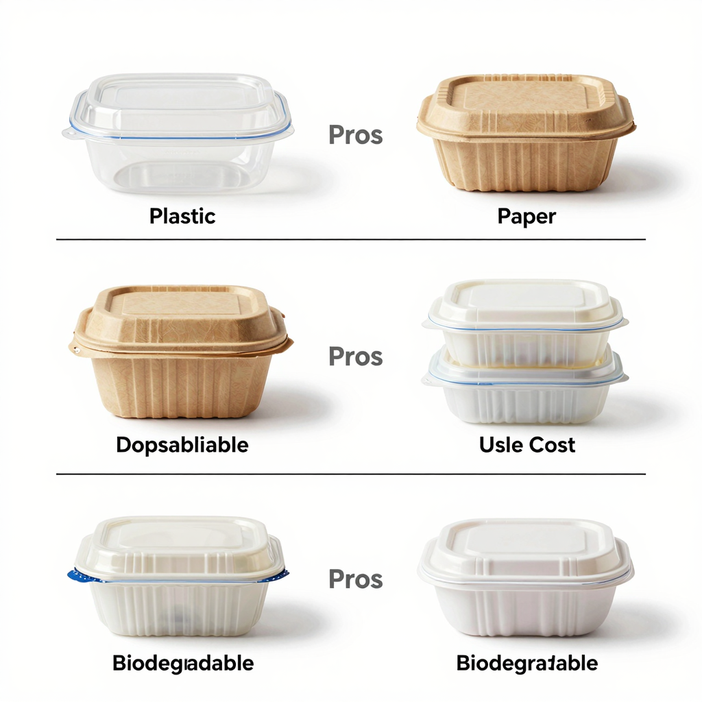 Comparison of Disposable Food Containers