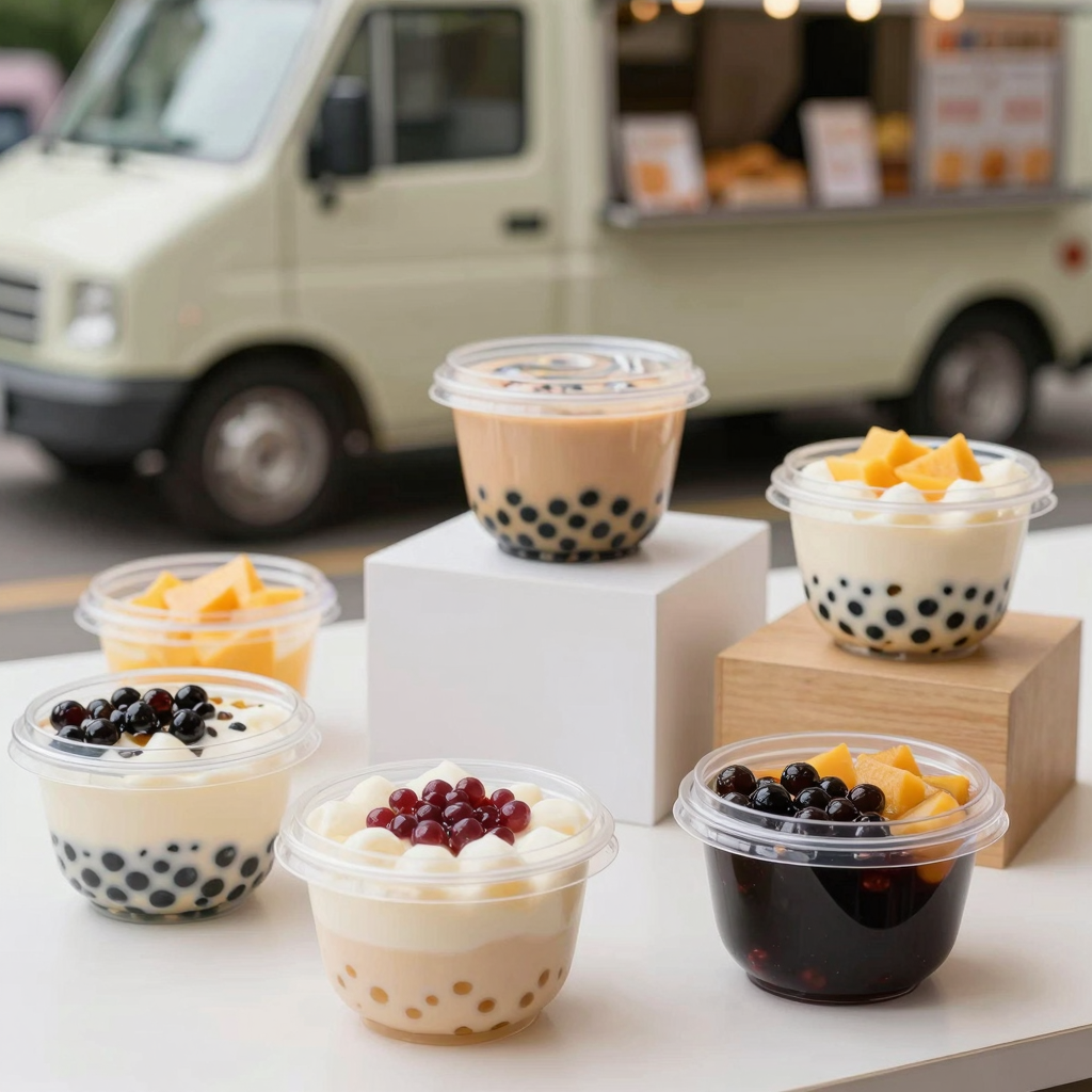 Disposable Dessert Mini Plastic Bowls