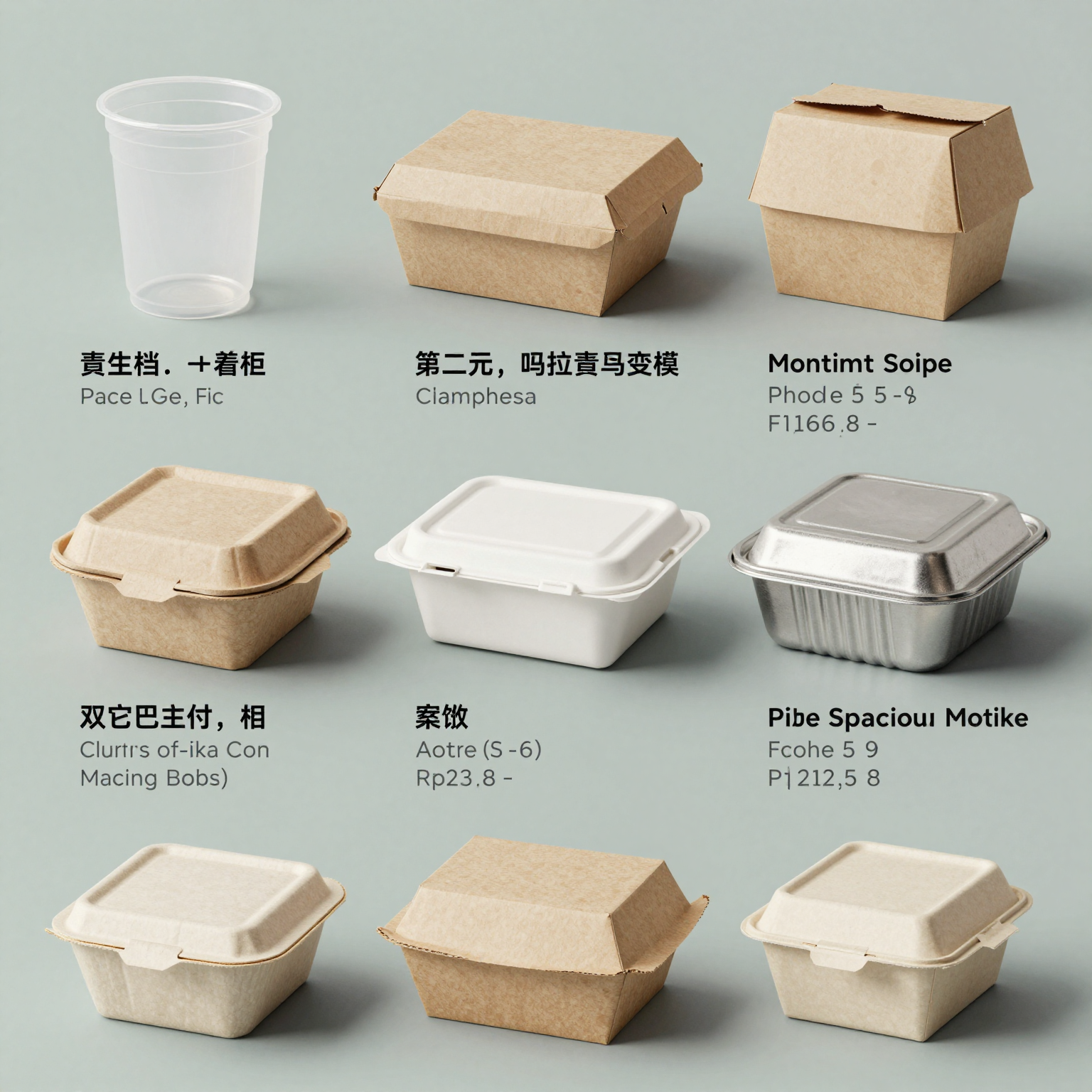 Disposable Food Packaging Boxes