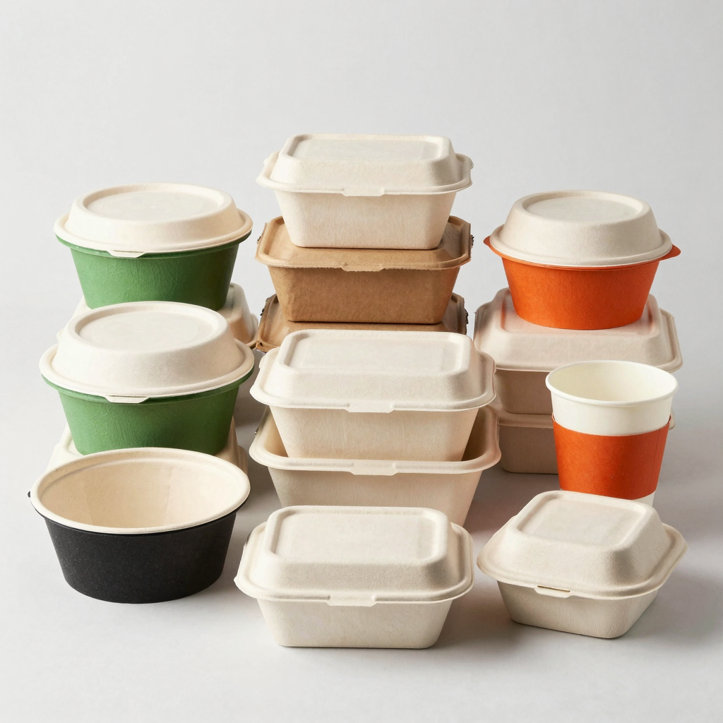 Variety of Eco-Friendly Disposable Packaging