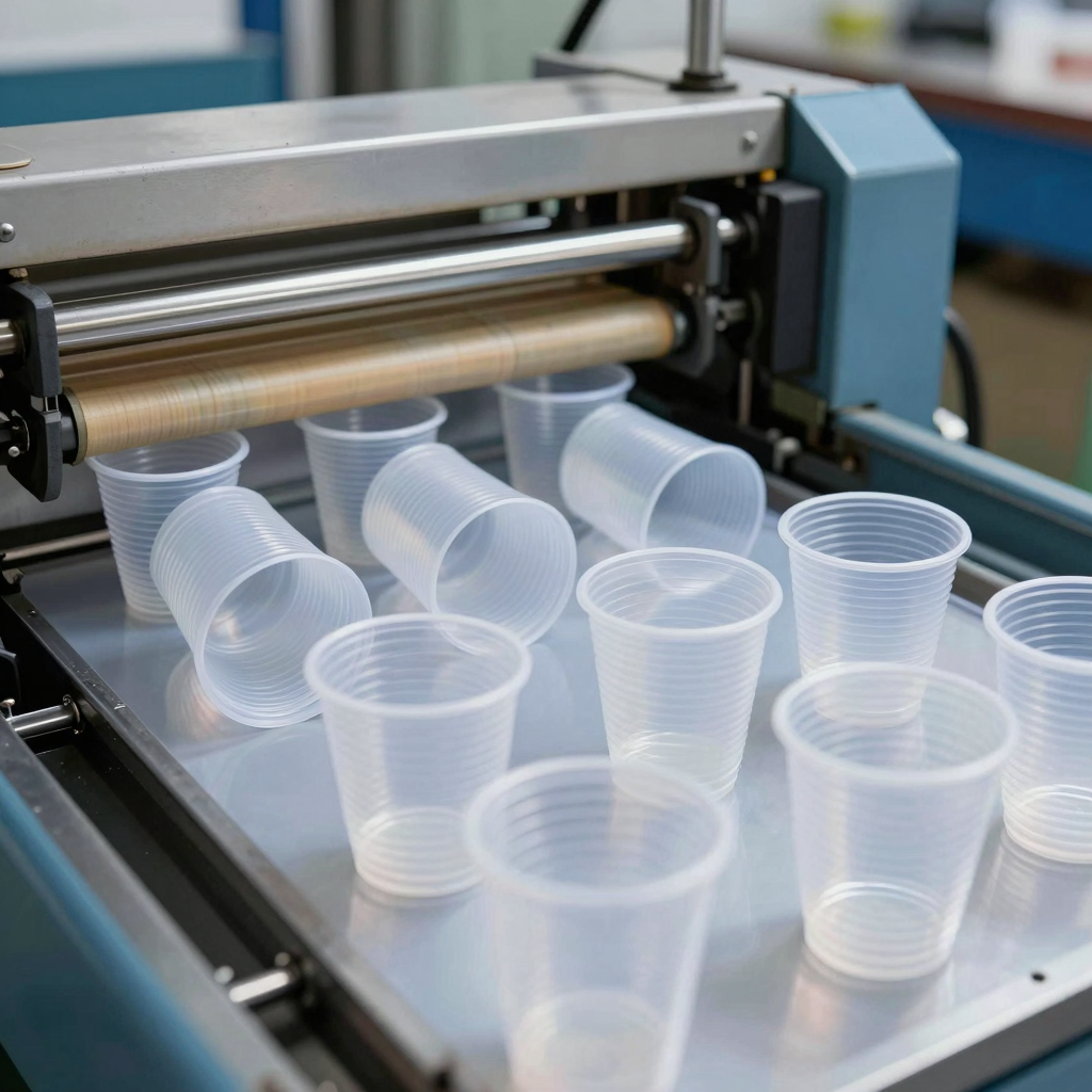 Thermoforming Machine for Disposable Plastic Cups