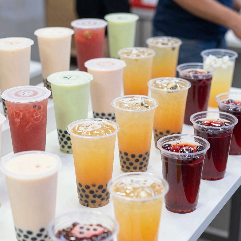 Disposable Cups in Use
