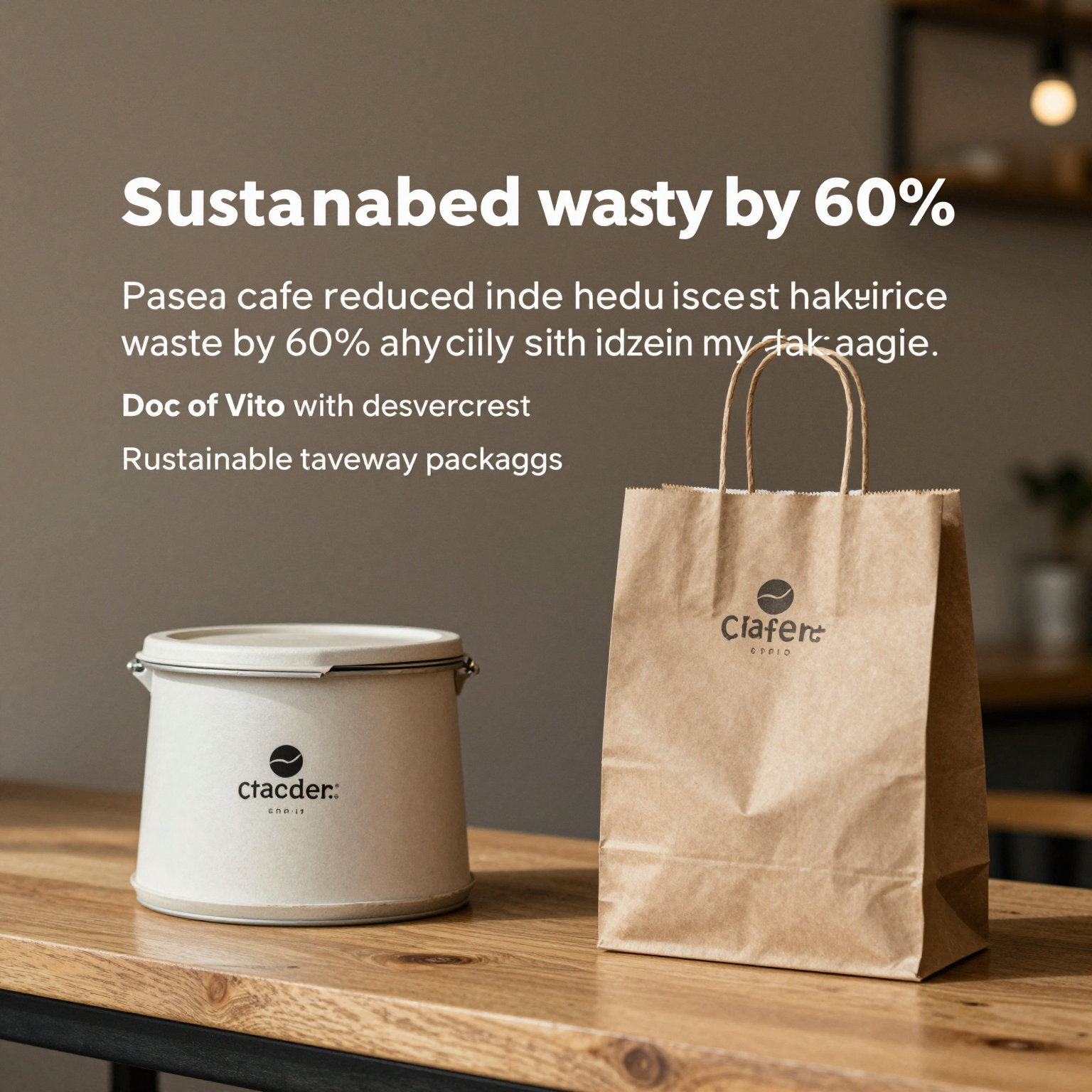 Case study on waste reduction with sustainable packaging