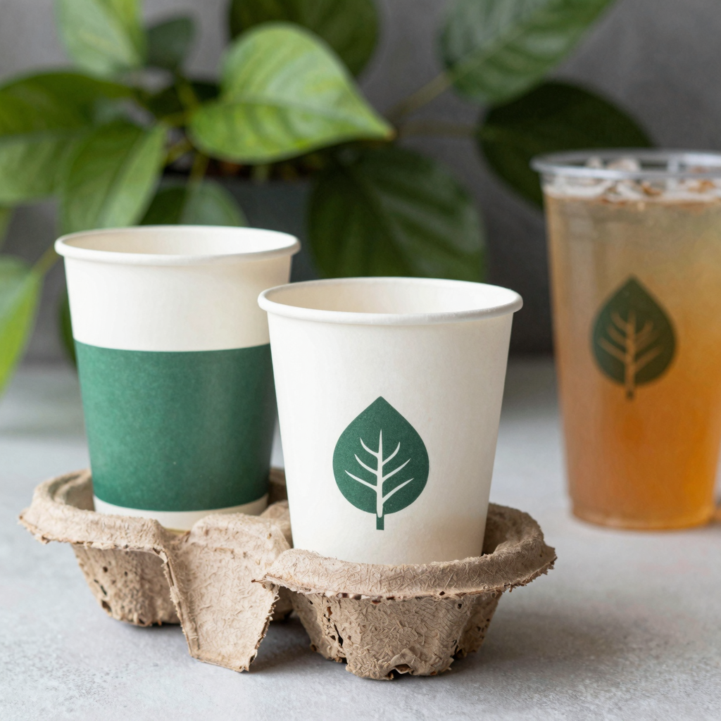 Eco-friendly disposable paper cups