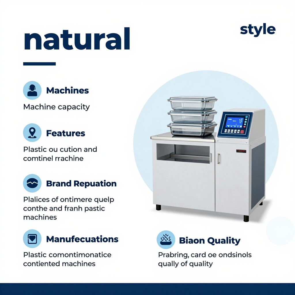 Factors Affecting Price of Plastic Food Container Machines