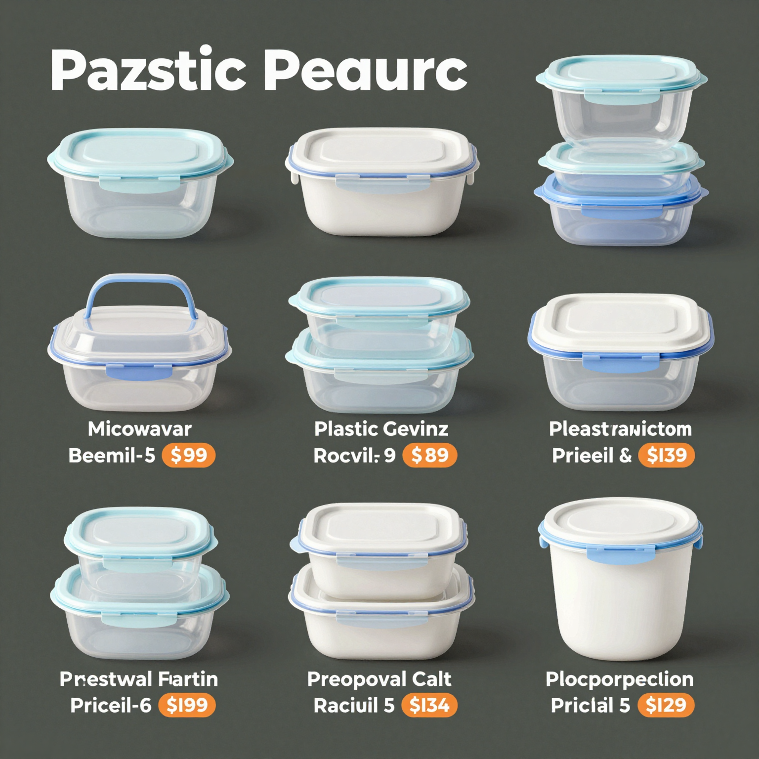 Types of Plastic Food Containers