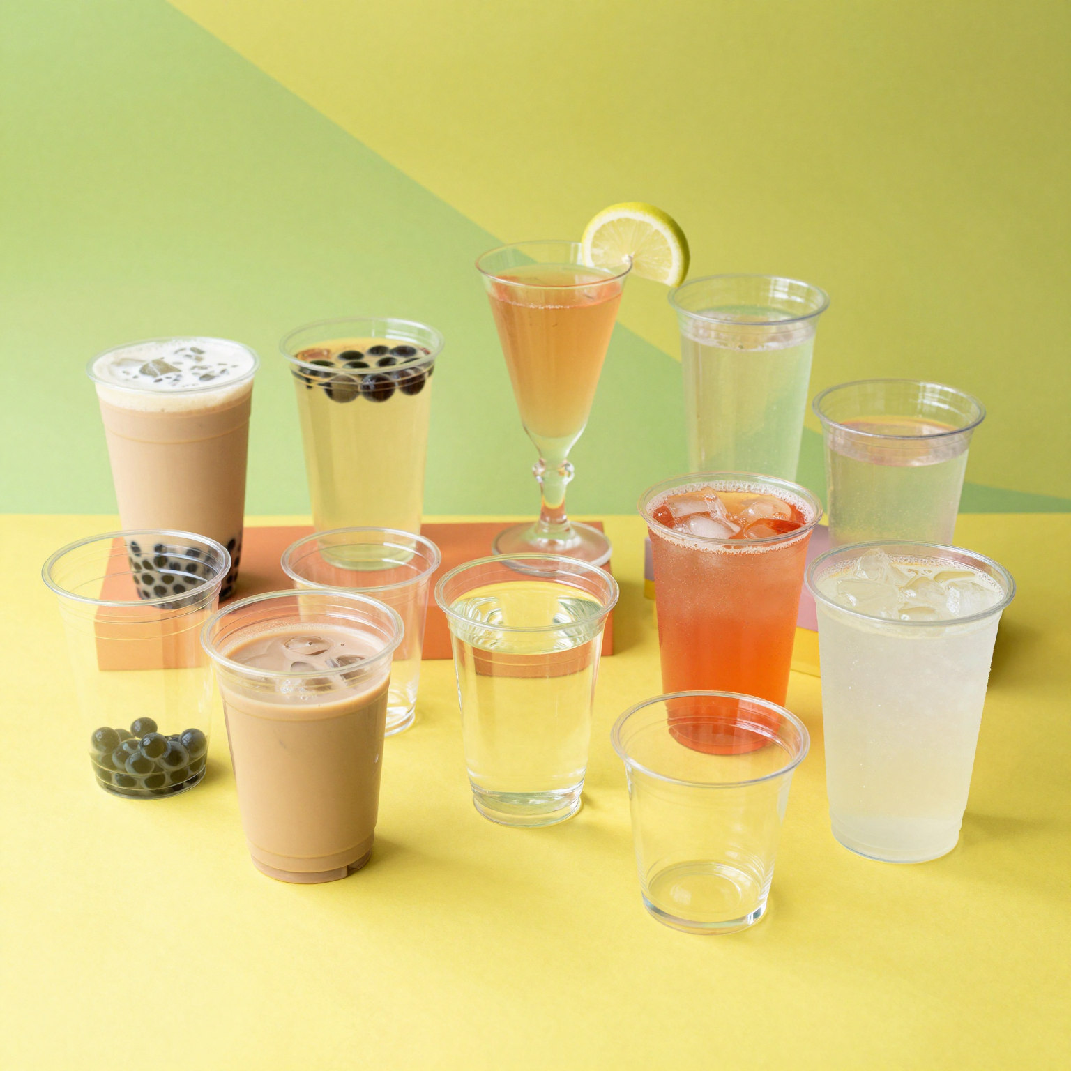 Small Clear Plastic Drinking Cups