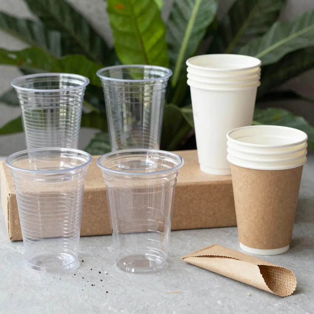 Eco-Friendly Clear Plastic Cups