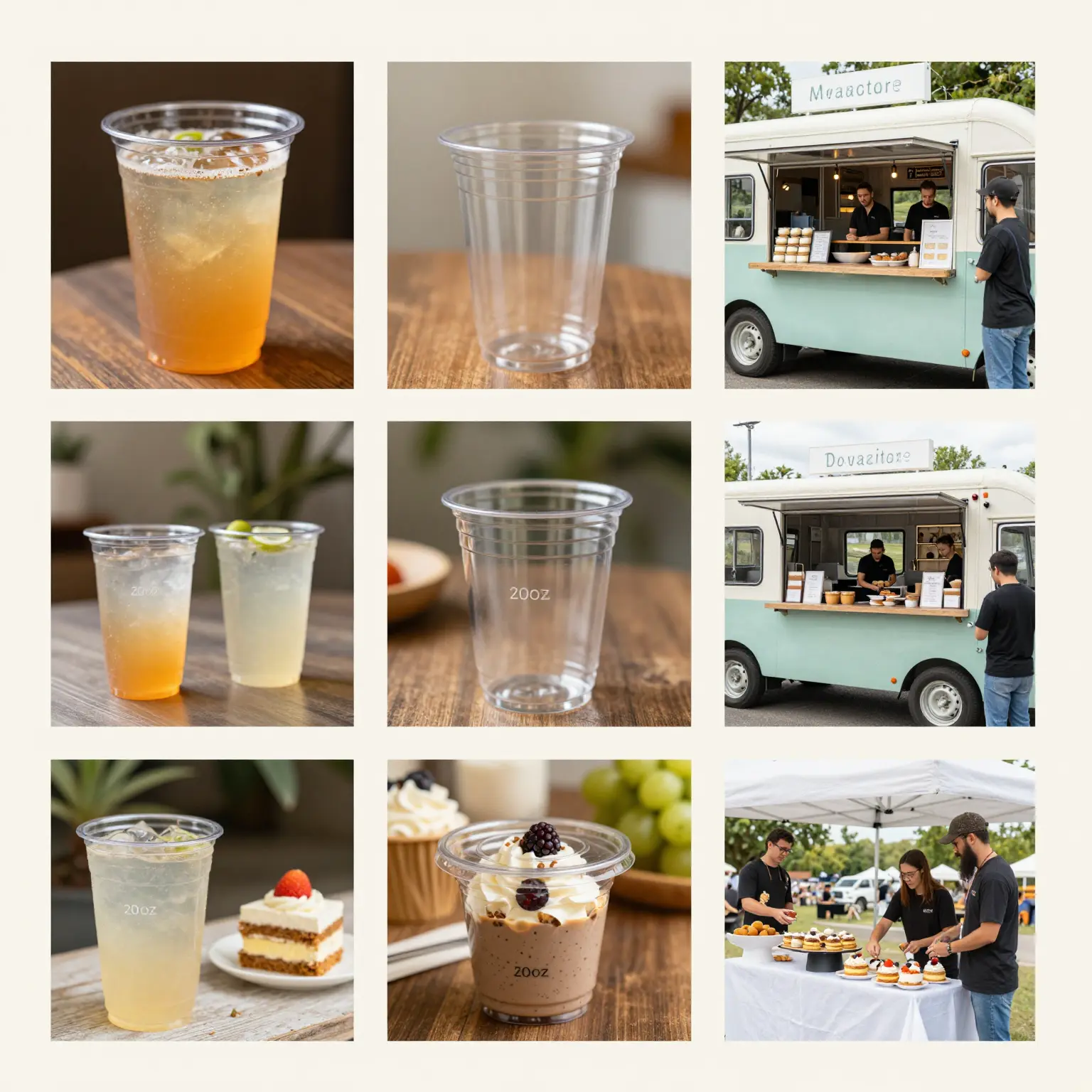 Bulk Clear Plastic Cups