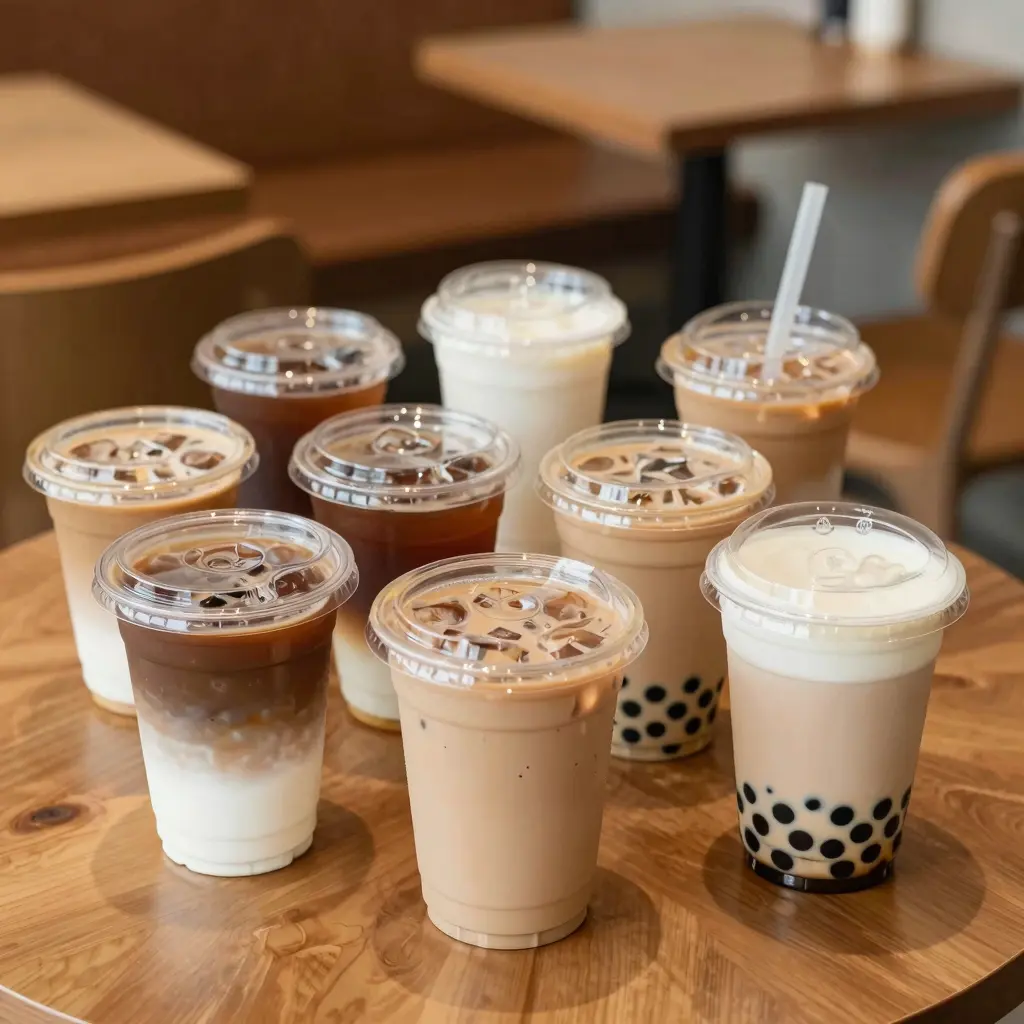 Clear Plastic Coffee Cups