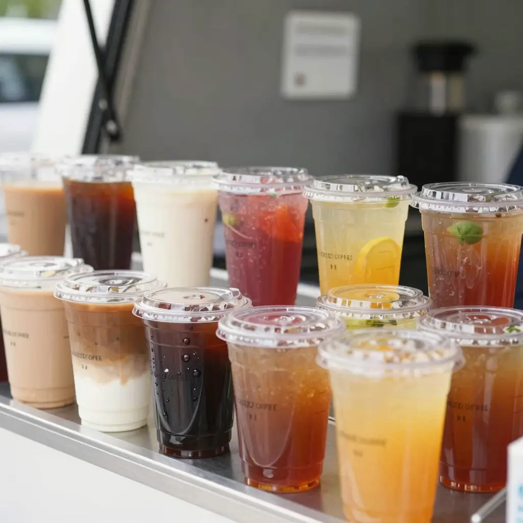 Clear Plastic Coffee Cups