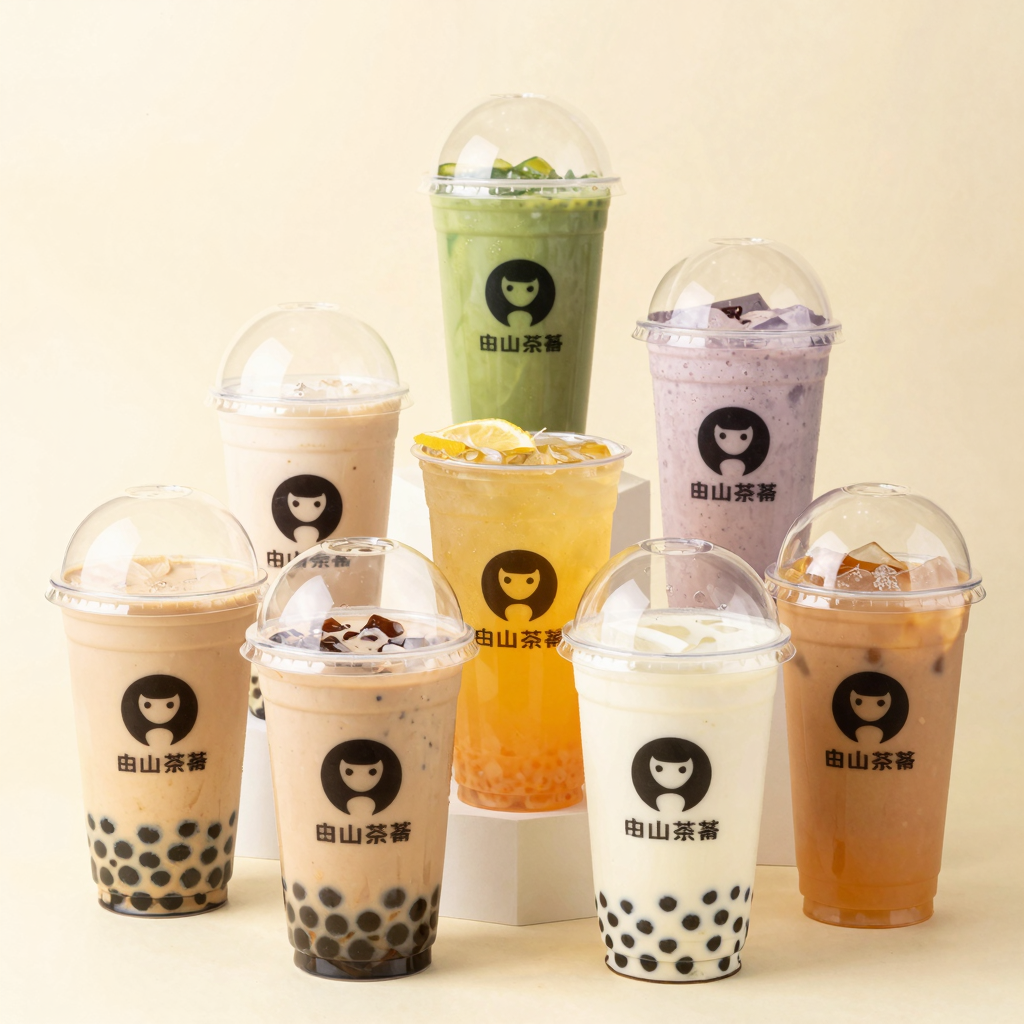 Clear Plastic Cups with Dome Lids