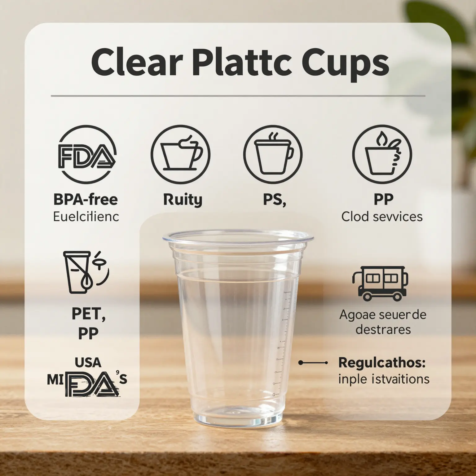 Safety Standards for Clear Plastic Cups