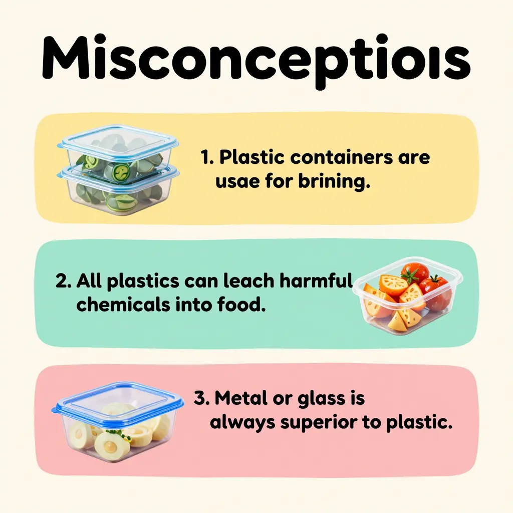 Common Misconceptions about Plastic Containers for Brining