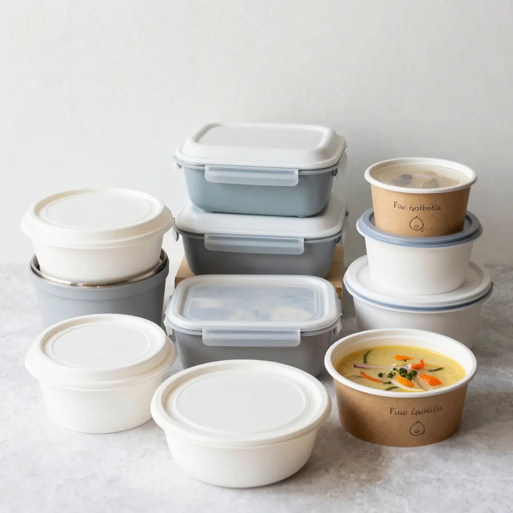 Insulated Disposable Food Containers