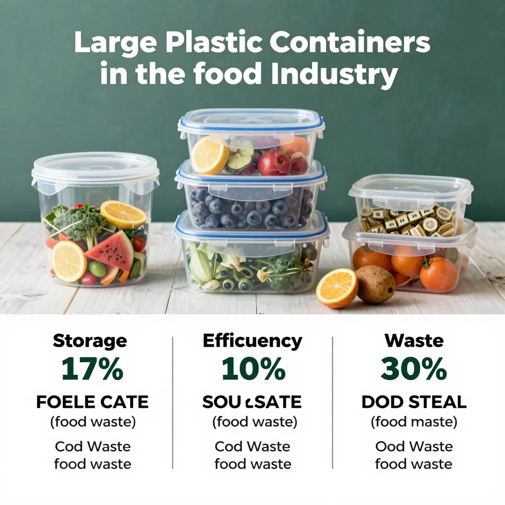 Infographic on User Adoption of Large Plastic Containers