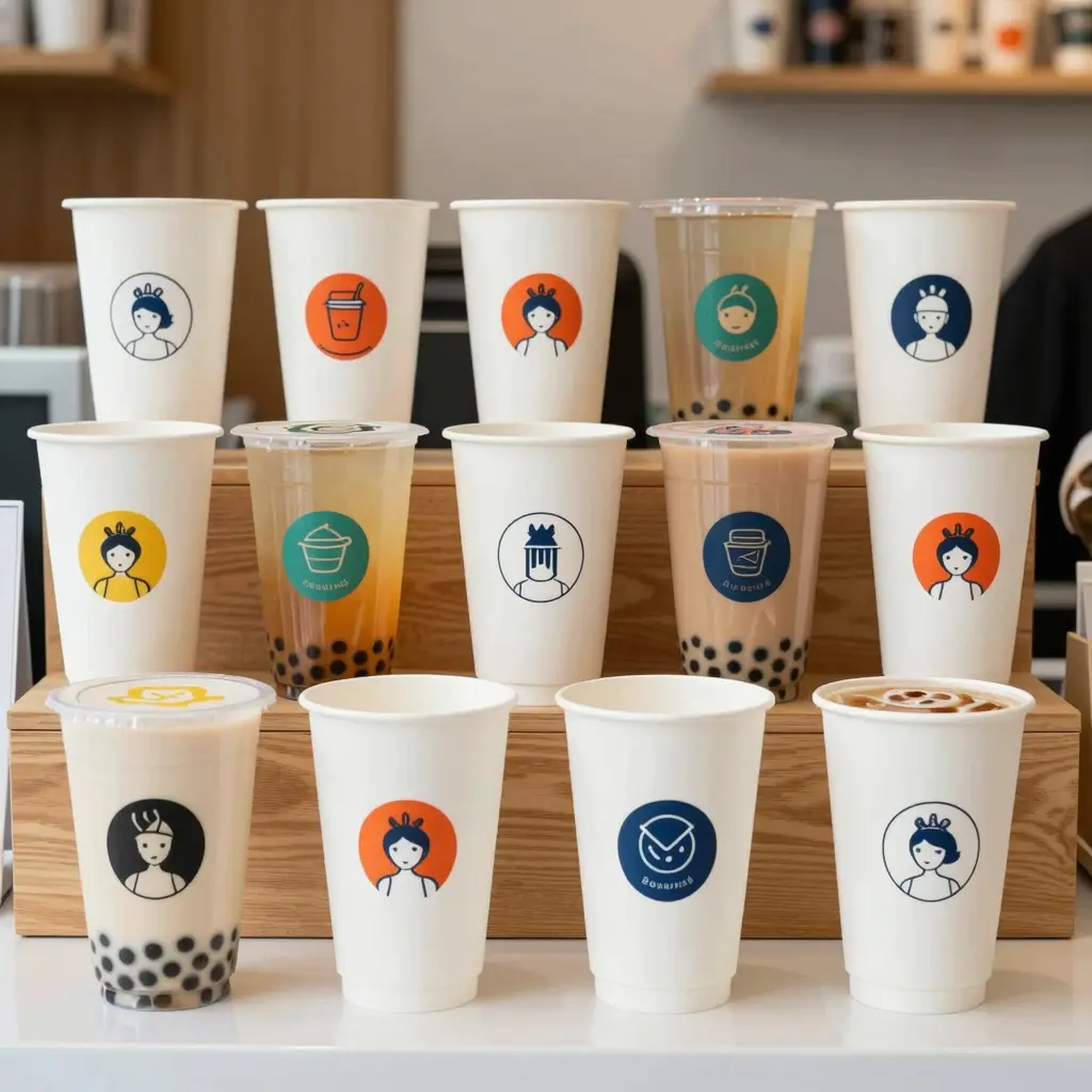 Logo Disposable Plastic Cups