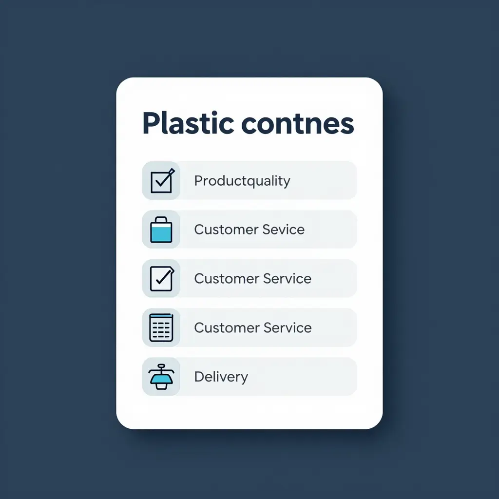 Supplier Criteria