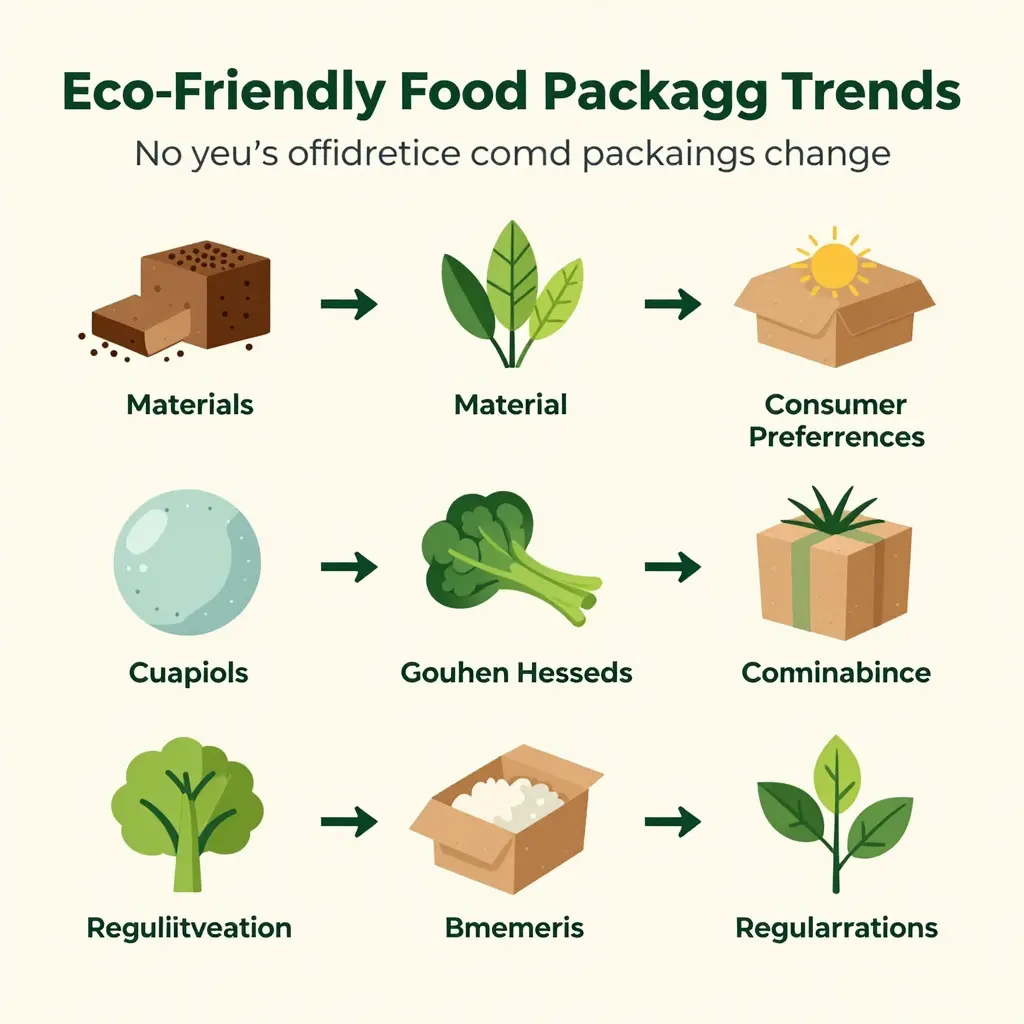 Eco-Friendly Food Packaging Trends Infographic