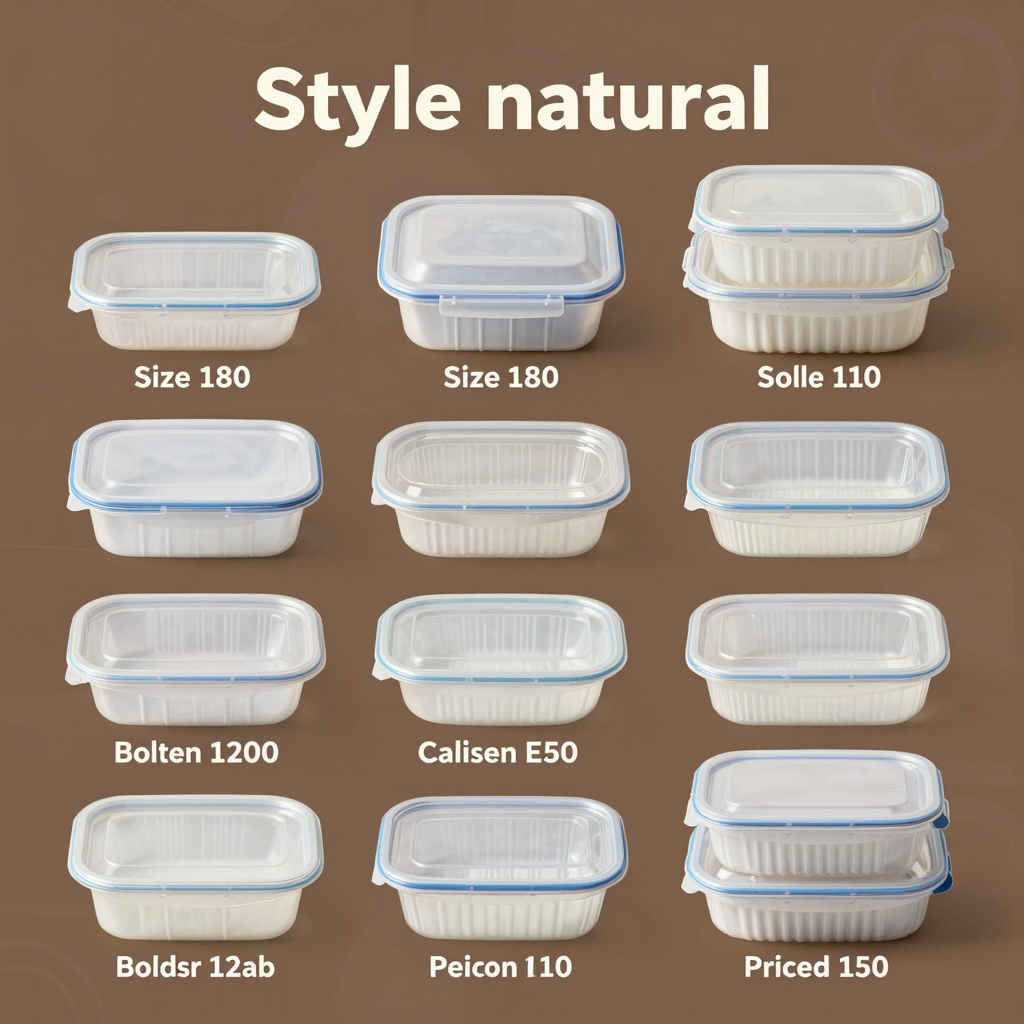 Comparing Rectangular Plastic Food Containers