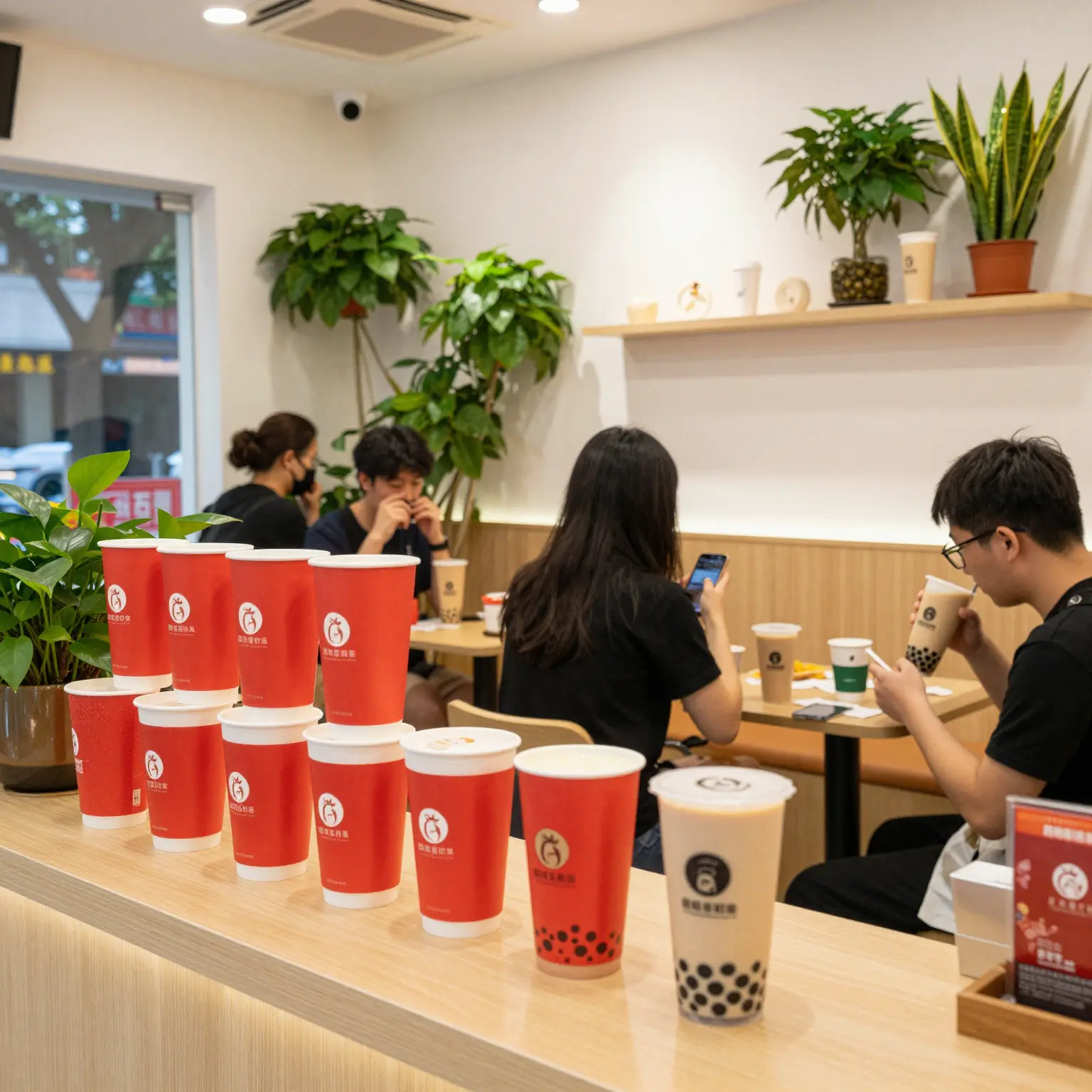 Bubble Bliss Eco-Friendly Cups