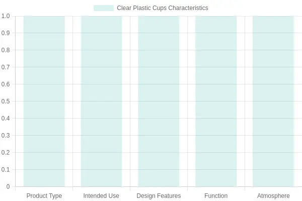 Clear Plastic Cups in Use