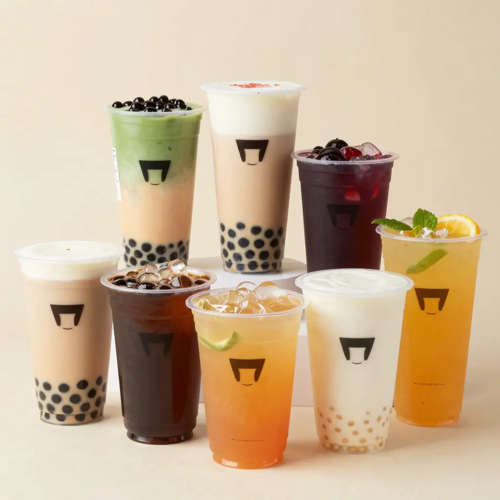 Assortment of Disposable Plastic Cups