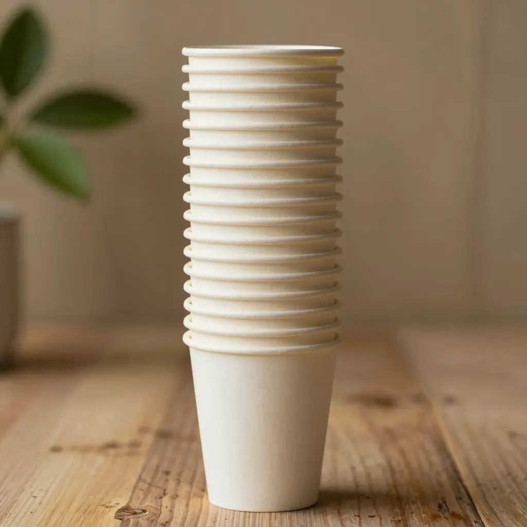 Natural 7oz Compostable Paper Cups