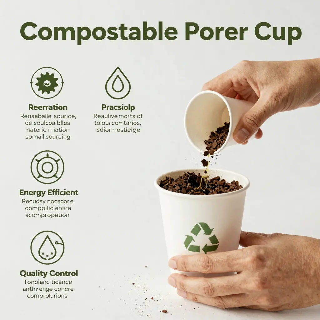 Manufacturing Process of Compostable Paper Cups