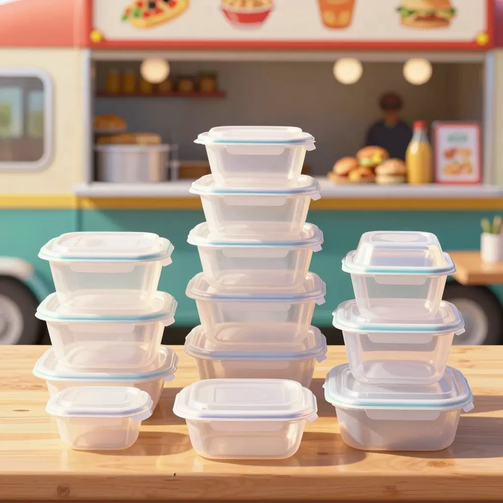 Plastic Carry Out Food Containers